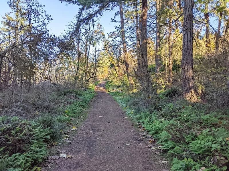 View of Canemah Bluff Nature Park in Oregon City, OR