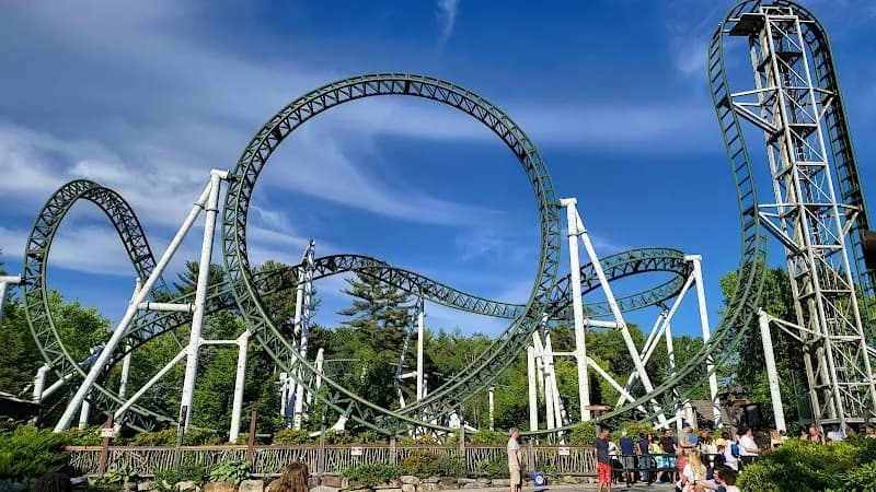 View of Canobie Lake Park in Portland ME, ME