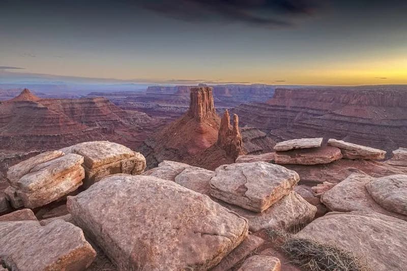 View of Canyonlands National Park in Moab, UT