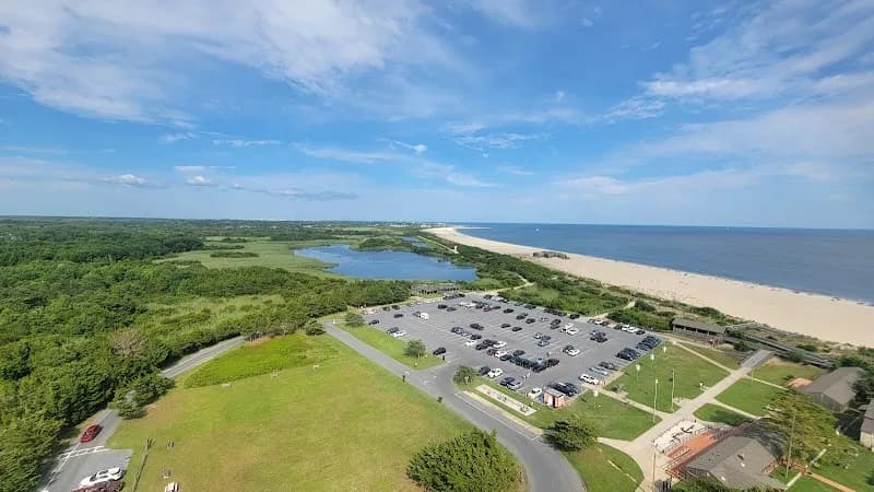 View of Cape May Lighthouse in Cape May, NJ