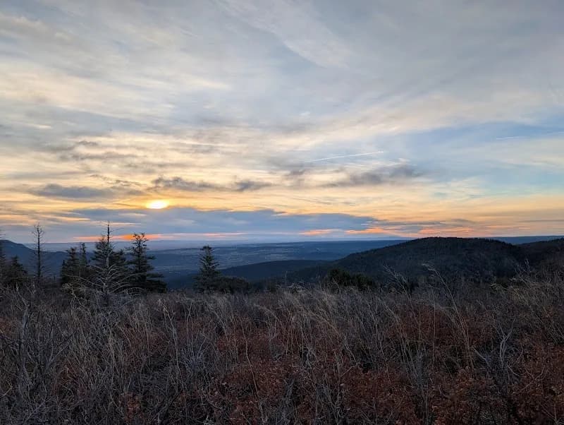 View of Capulin Springs Picnic Site in Sandia Park, NM