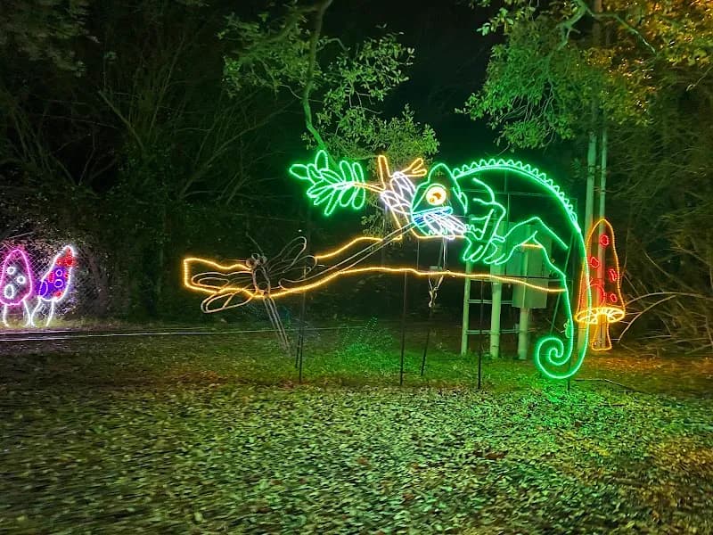 View of Carousel Gardens Amusement Park in New Orleans, LA