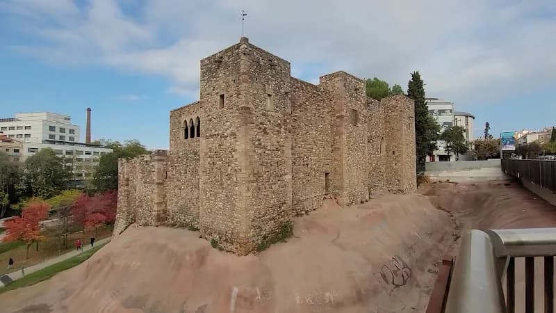View of Carthusian of Vallparadís Castle in Terrassa, CT