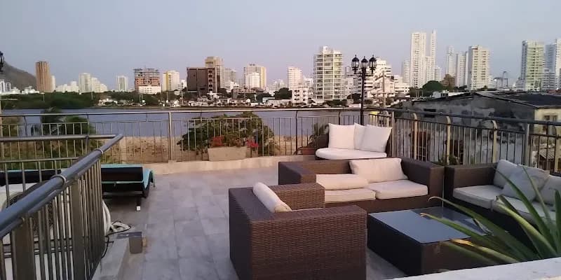 View of Casa Evelyn in Getsemaní, Bolivar