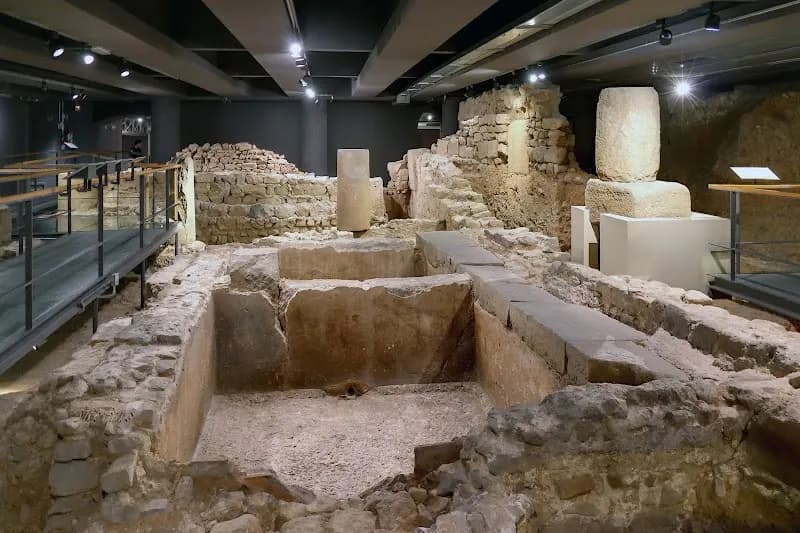 View of Casa Padellàs (Barcelona History Museum MUHBA) in Barcelona, CT