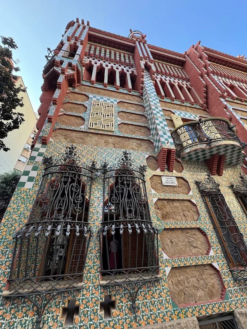 View of Casa Vicens Gaudí in Barcelona, CT