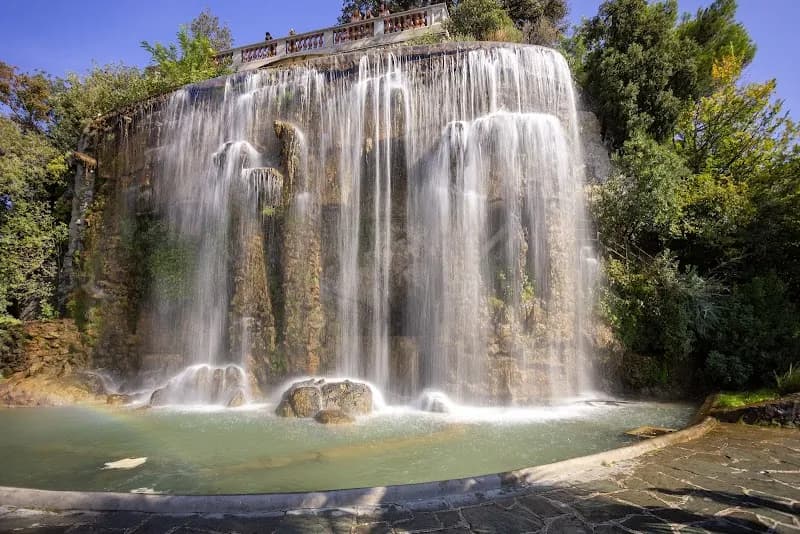 Cascade du Château tourist attraction in Nice, PAC