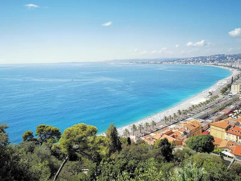View of Cascade du Château in Nice, PAC