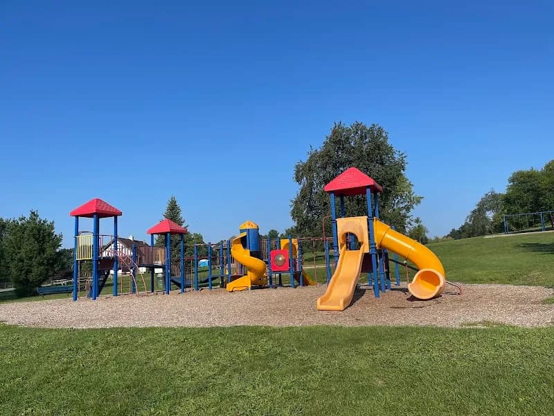 View of Cascades Park in Jackson, MI
