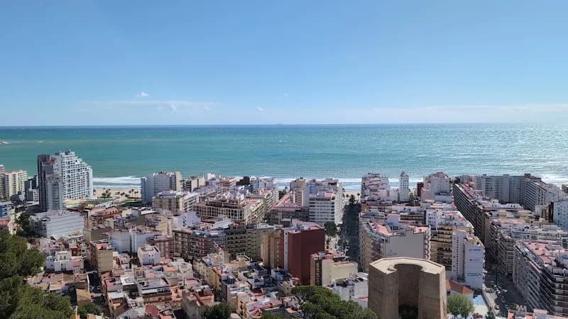 View of Castell de Cullera in Cullera, V