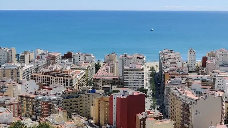 View of Castell de Cullera in Cullera, V