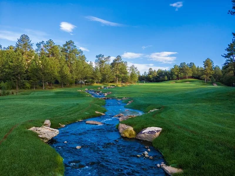 View of Castle Pines Golf Club in Castle Rock, CO