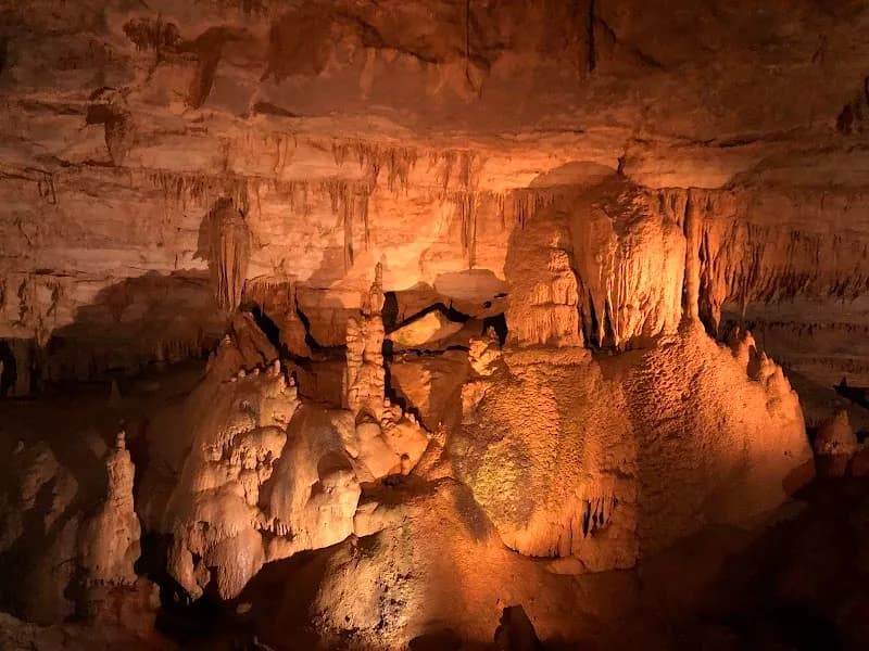 View of Cathedral Caverns State Park in Huntsville, AL
