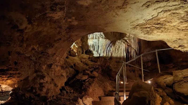 View of Cave of the Winds Mountain Park in Colorado Springs, CO