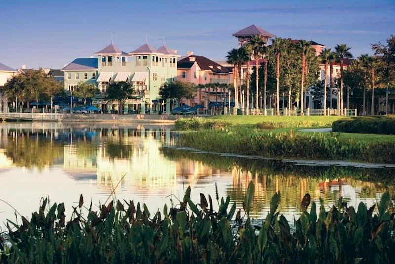 View of Celebration Town Center in Celebration, FL