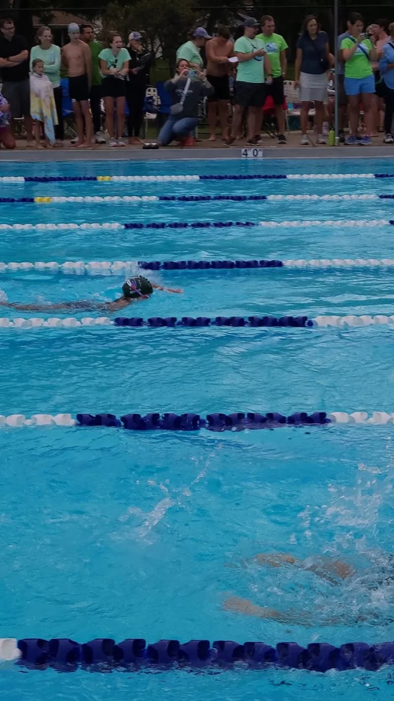 View of Centennial Aquatic Center in Park Ridge, IL