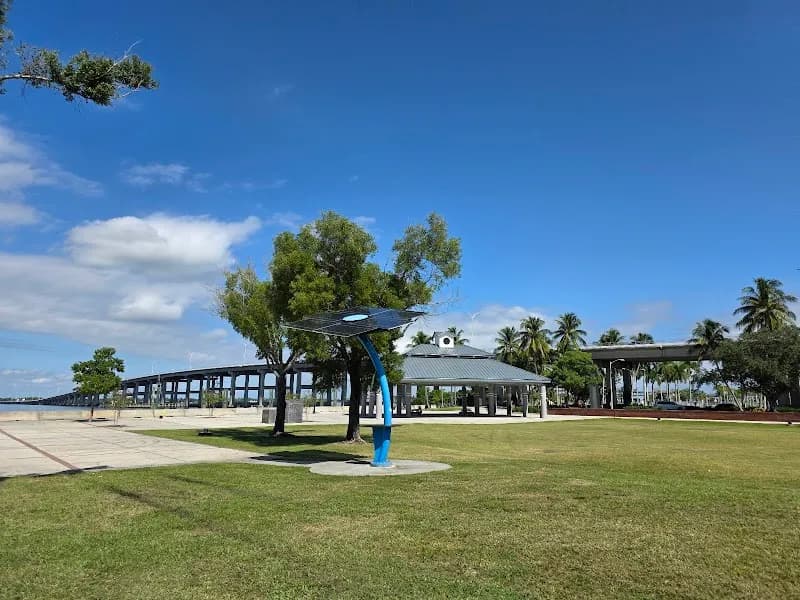 View of Centennial Park in Fort Myers, FL