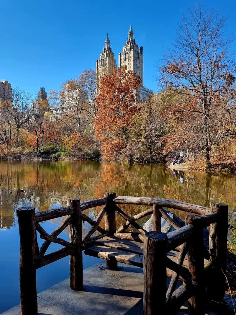 View of Central Park North in New York City, NY