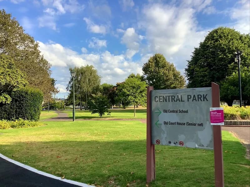 View of Central Park in Papakura, AKL