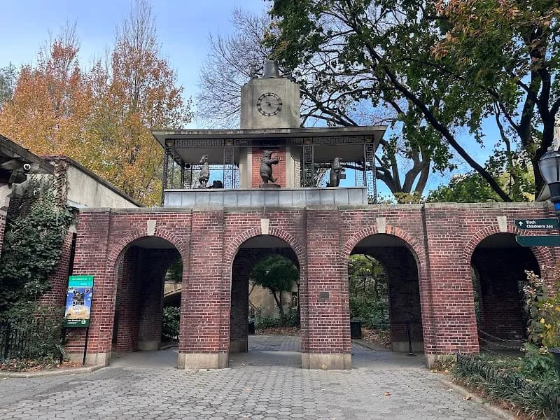 View of Central Park Zoo in New York City, NY