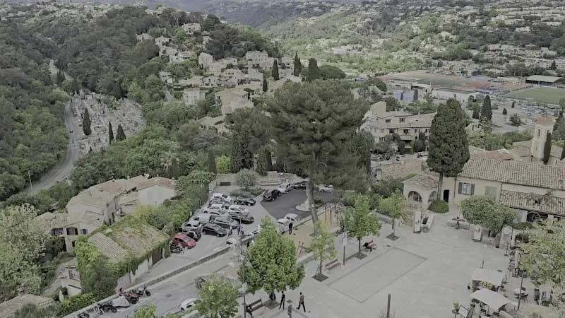 View of Château-musée Grimaldi in Cagnes-sur-Mer, PACA