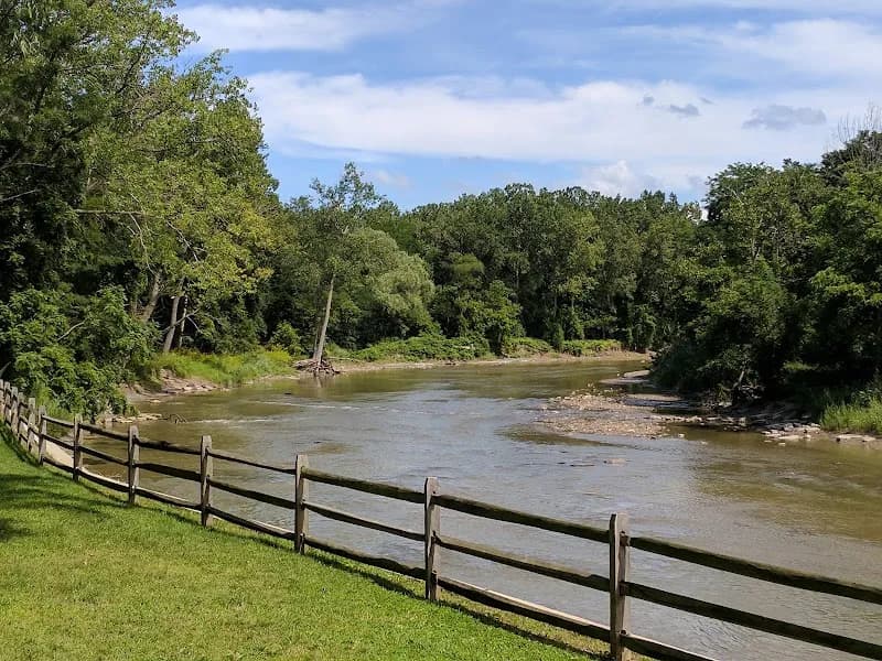 View of Chagrin River Park in Mentor, OH