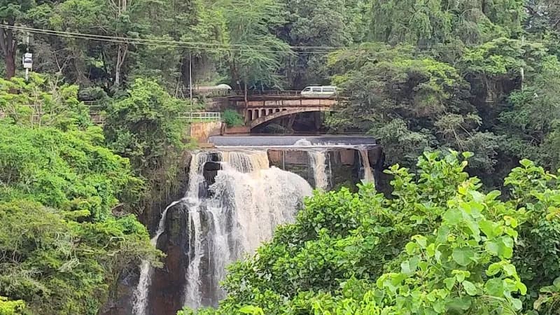 View of Chania Falls in Thika, Nairobi