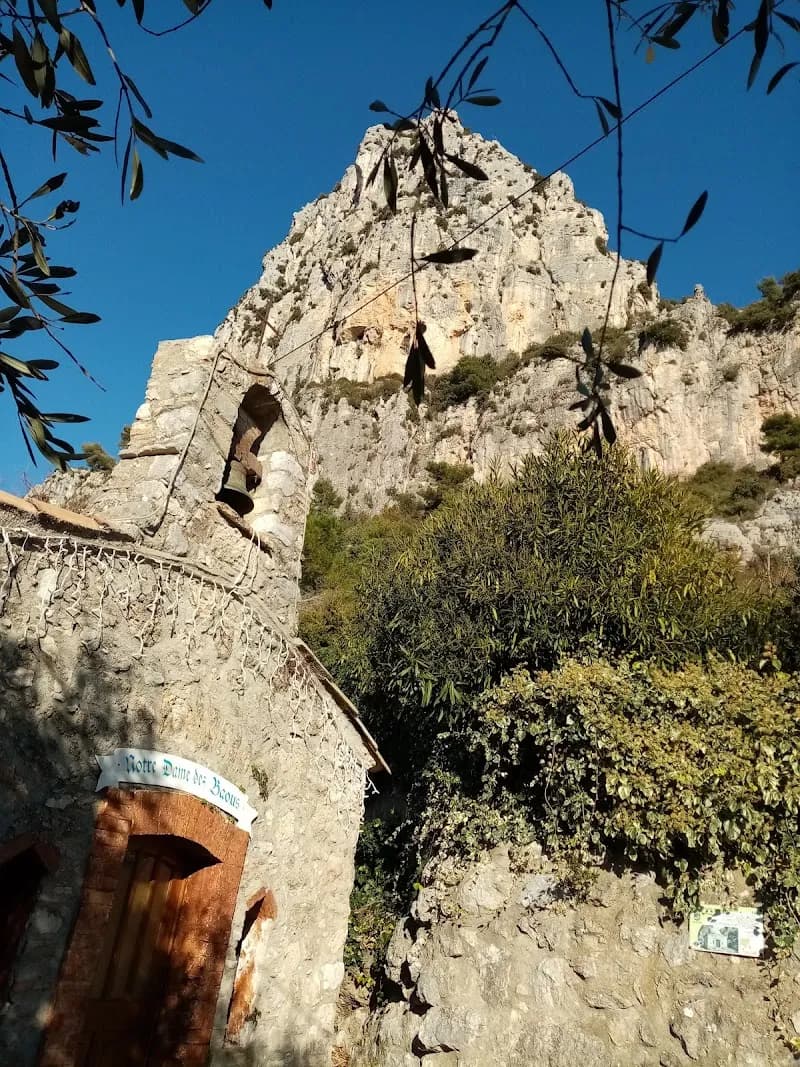 View of Chapelle Saint-Jacques Historic Trail in Saint-Jeannet, PACA