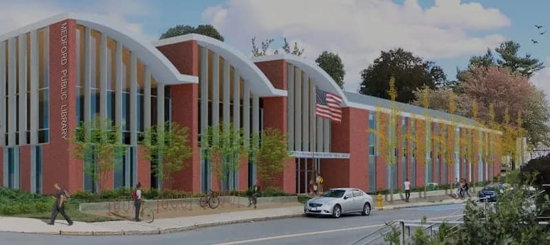 Charlotte and William Bloomberg Medford Public Library library in Medford, MA