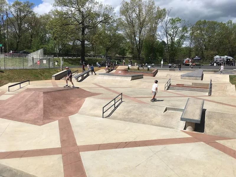 View of Charlottesville Skate Park in Charlottesville, VA