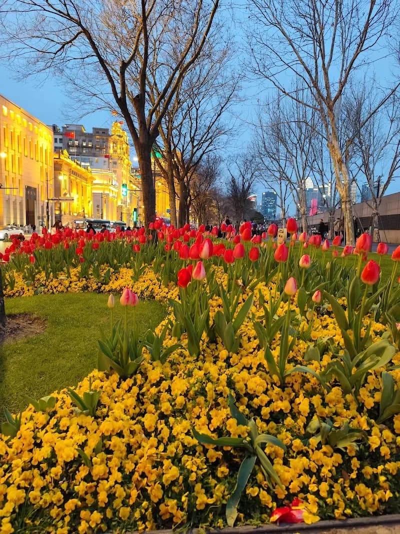 View of Chen Yi Square in Huangpu, SH