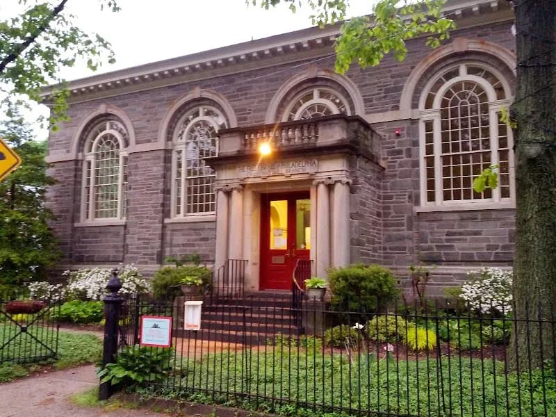 View of Chestnut Hill Library in Chestnut Hill, PA