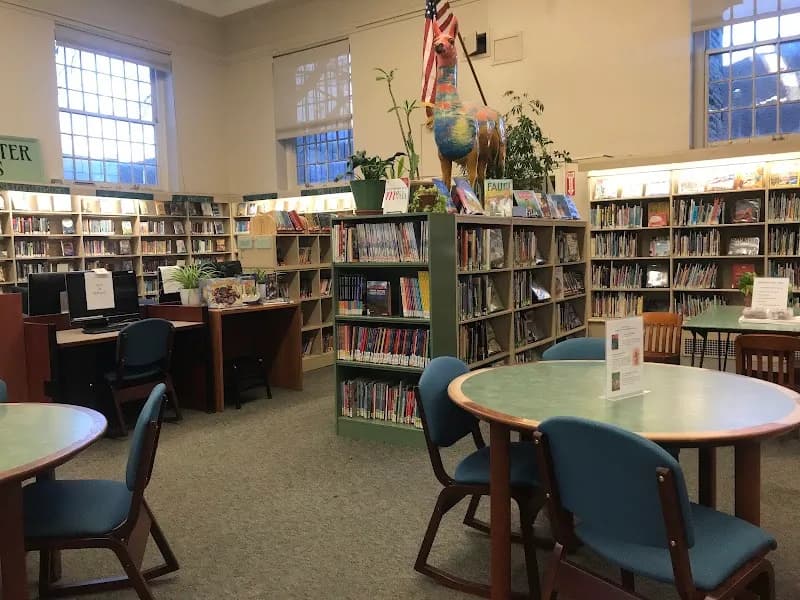 View of Chestnut Hill Library in Chestnut Hill, PA