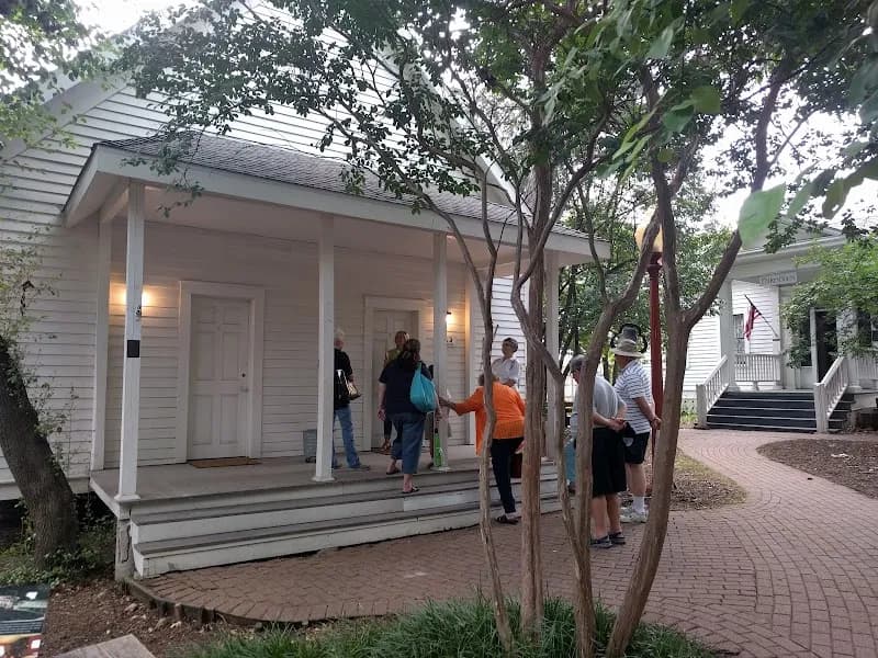 View of Chestnut Square Historic Village in Mckinney, TX