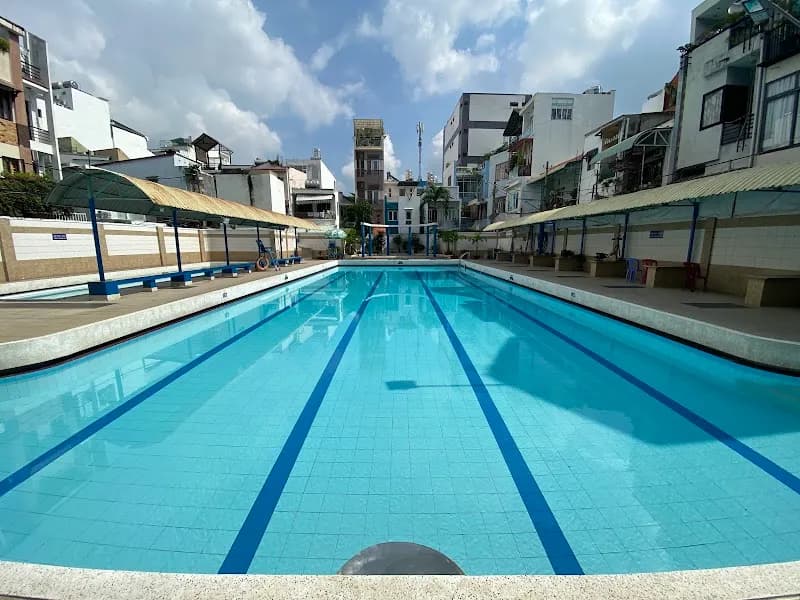 View of Chi Lang Swimming Pool in Binh Thanh, HCMC