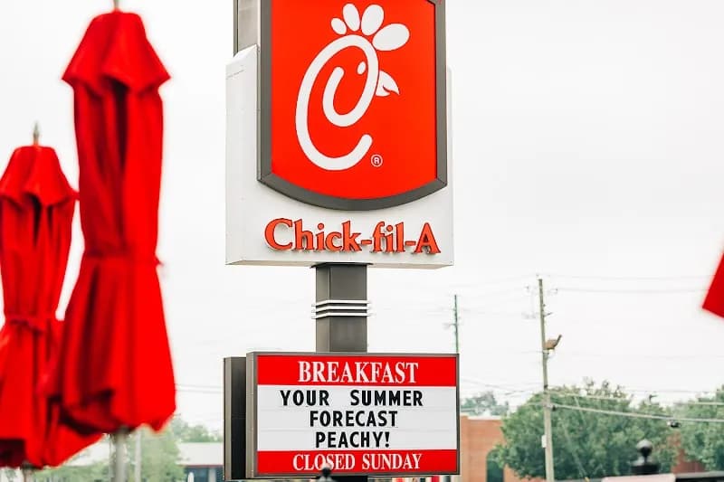 View of Chick-fil-A in Prattville, AL