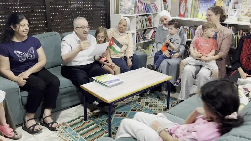 View of Children's Library at Al-Husseini Library in Amman, AM