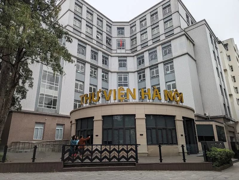 View of Children's Library (Thư Viện Trẻ em Hà Nội) in Hanoi, HN