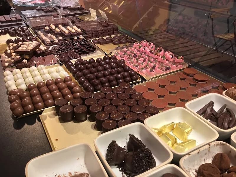 View of Chocolaterie du Bouchard in Uccle, BRU