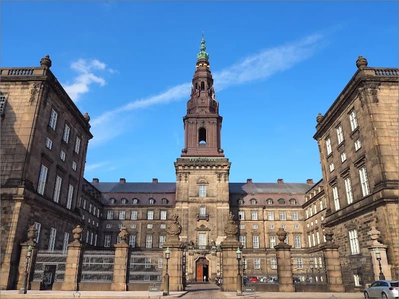 Christiansborg Palace castle in Copenhagen, CPH