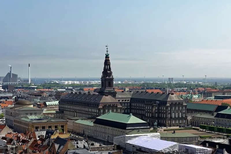 View of Christiansborg Palace in Copenhagen, CPH