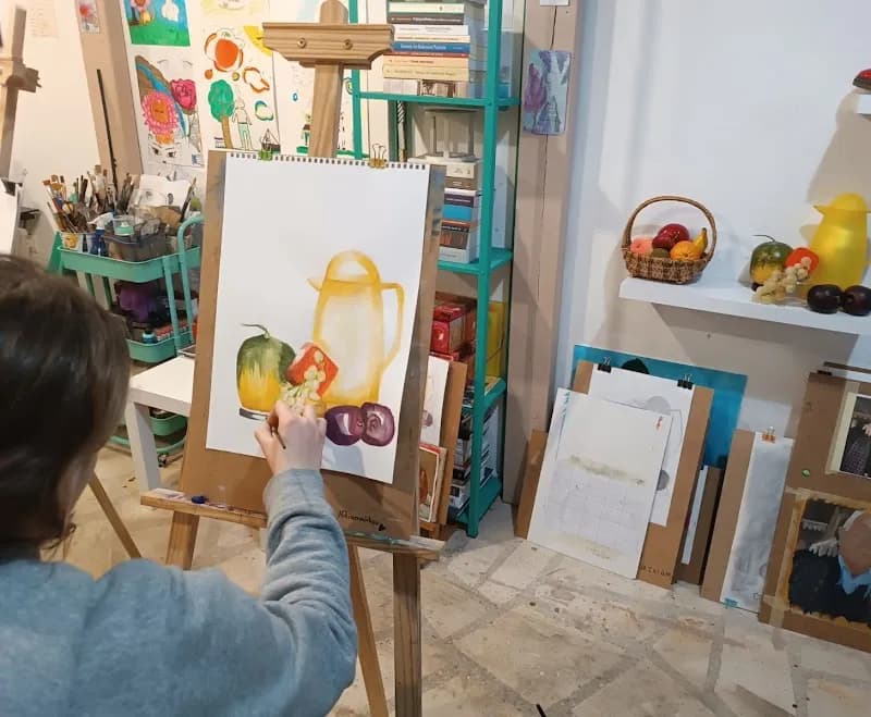 View of Christina Rosi Art Studio in Argyroupoli, AT