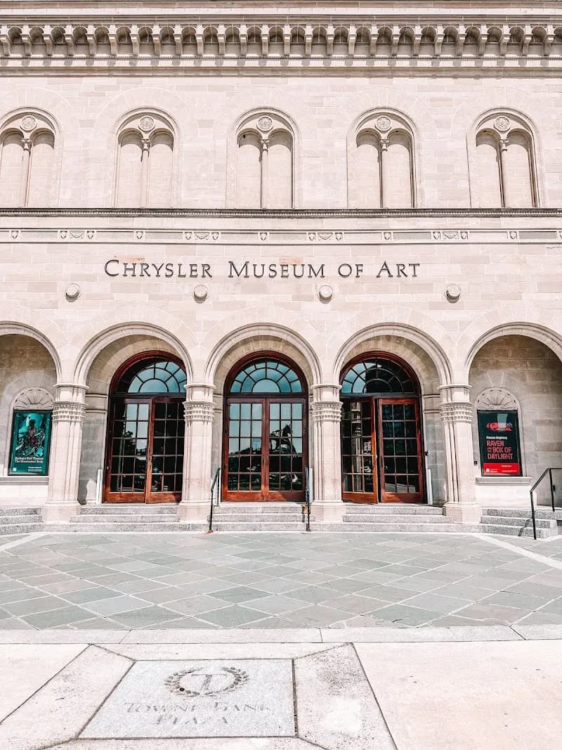 View of Chrysler Museum of Art in Norfolk, VA