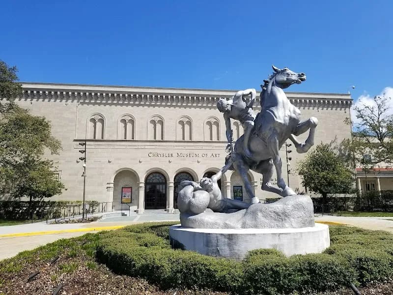 View of Chrysler Museum of Art in Norfolk, VA