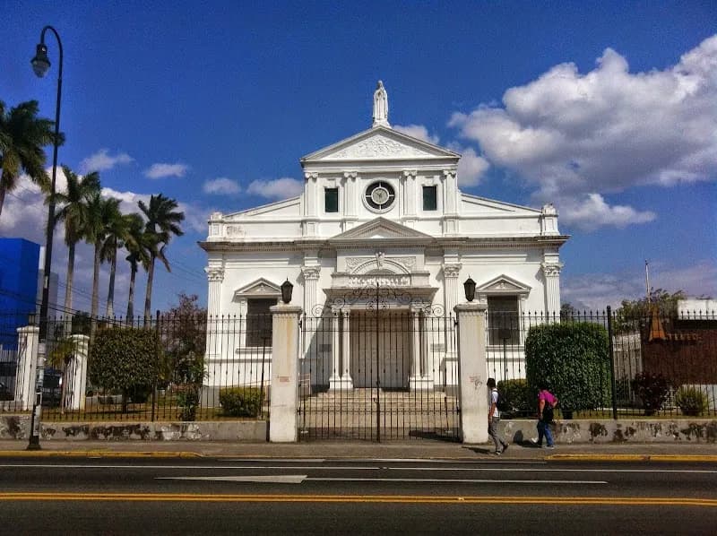View of Church of Barrio Escalante Plaza in Barrio Escalante, SJ