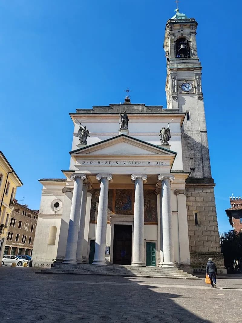 View of Church of Saint Victor Martyr in Rho, Lombardy