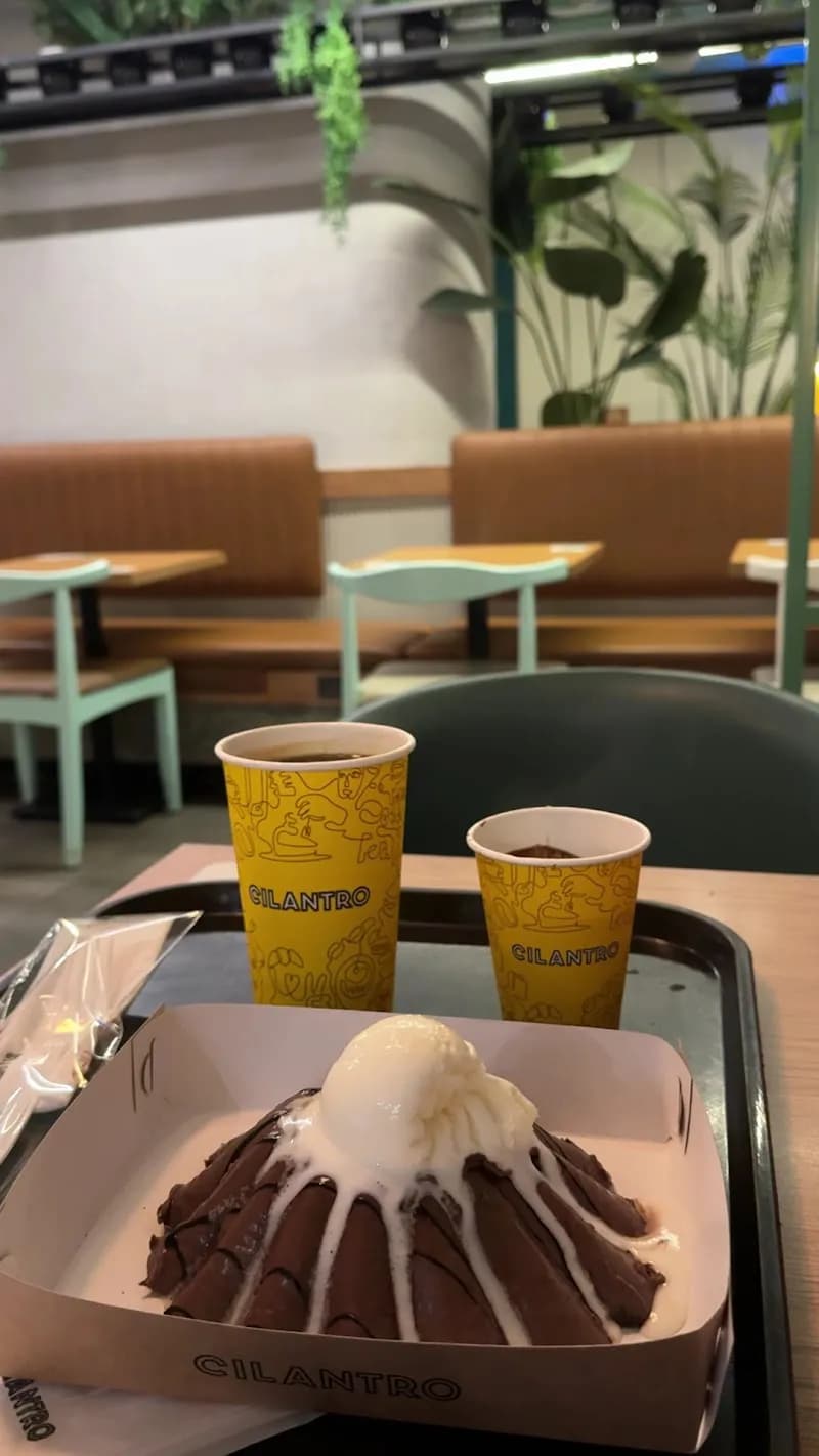 View of Cilantro Cafe in Mohandessin, Cairo