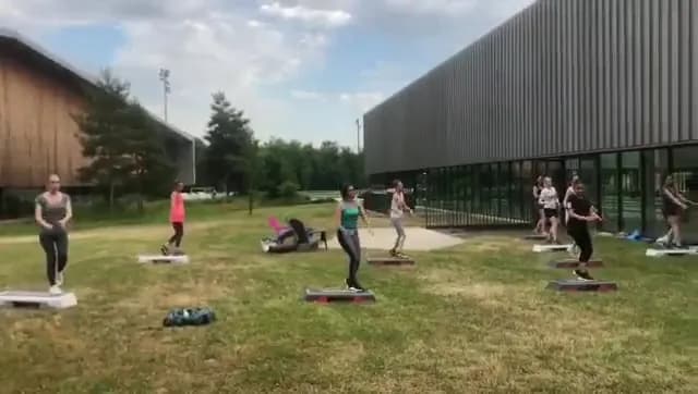 View of Citésports in Fontainebleau, IDF