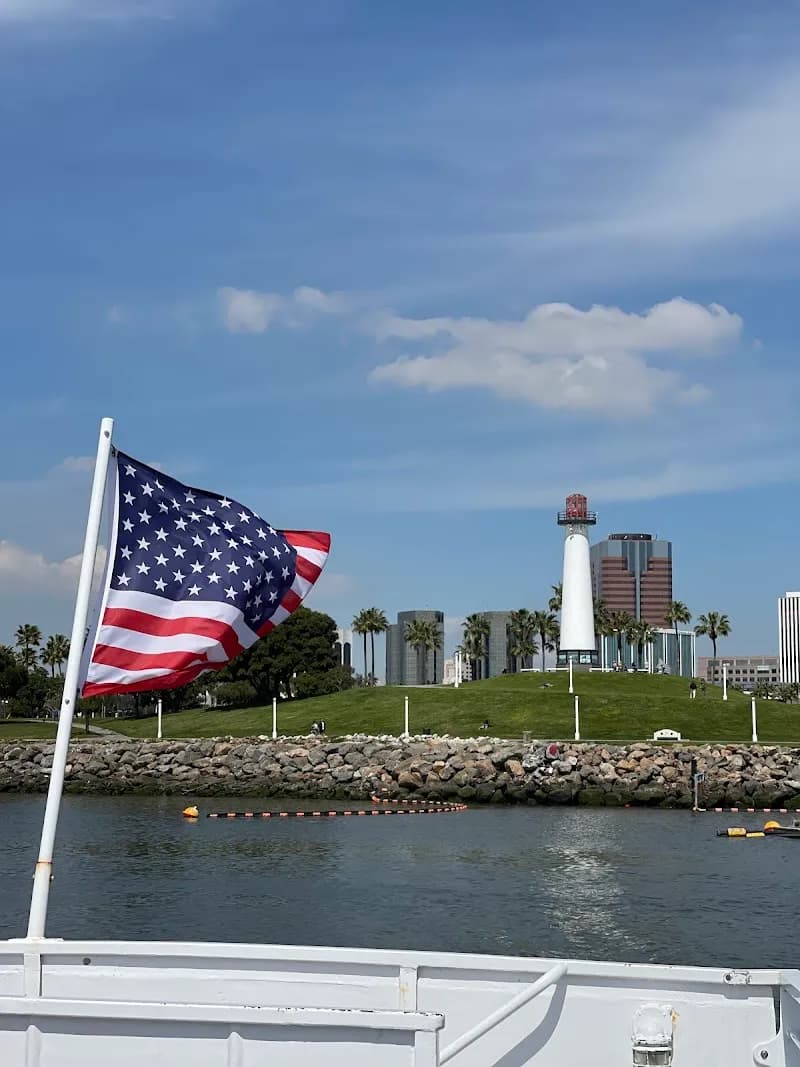 View of City of Long Beach: Rainbow Harbor in Long Beach, CA