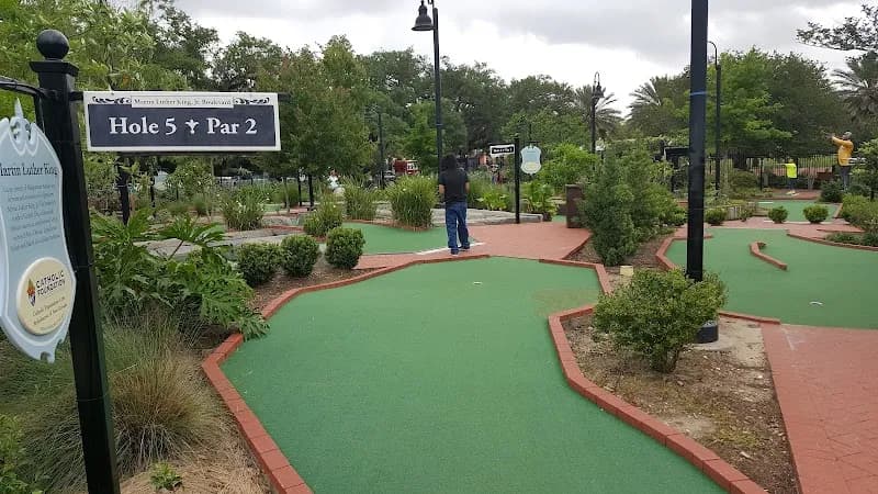 View of City Putt Miniature Golf Course in Oak Hills, LA